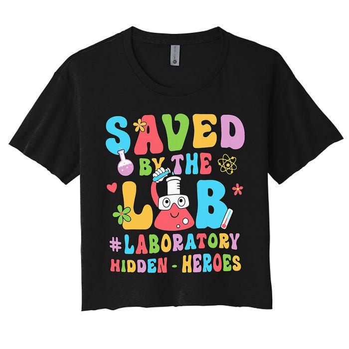 Saved By The Lab Laboratory Phlebotomy Week 2024 Lab Tech Crop Top