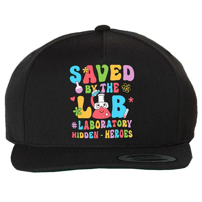 Saved By The Lab Laboratory Phlebotomy Week 2024 Lab Tech Wool Snapback Cap