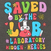 Saved By The Lab Laboratory Phlebotomy Week 2024 Lab Tech Cotton Canvas Backpack