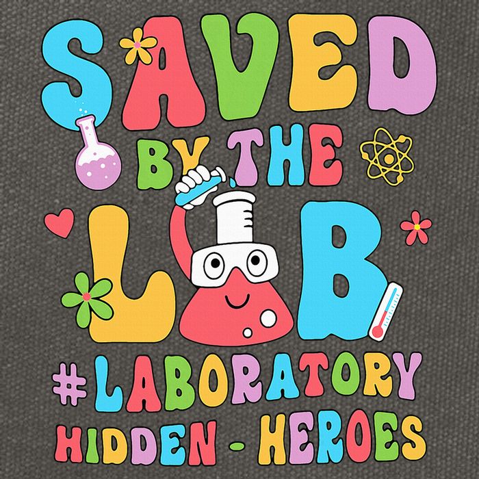 Saved By The Lab Laboratory Phlebotomy Week 2024 Lab Tech Cotton Canvas Backpack