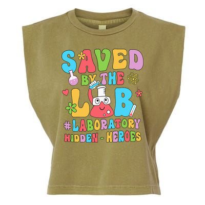 Saved By The Lab Laboratory Phlebotomy Week 2024 Lab Tech Garment-Dyed Women's Muscle Tee
