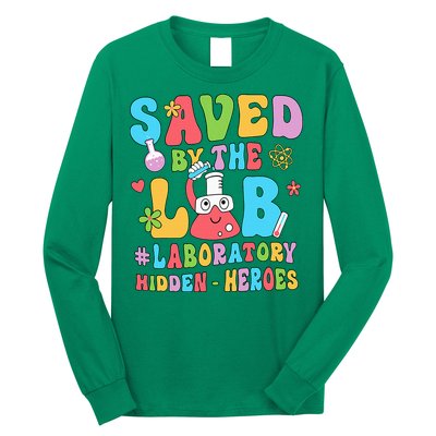 Saved By The Lab Laboratory Phlebotomy Week 2024 Lab Tech Long Sleeve Shirt