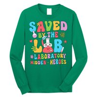 Saved By The Lab Laboratory Phlebotomy Week 2024 Lab Tech Long Sleeve Shirt