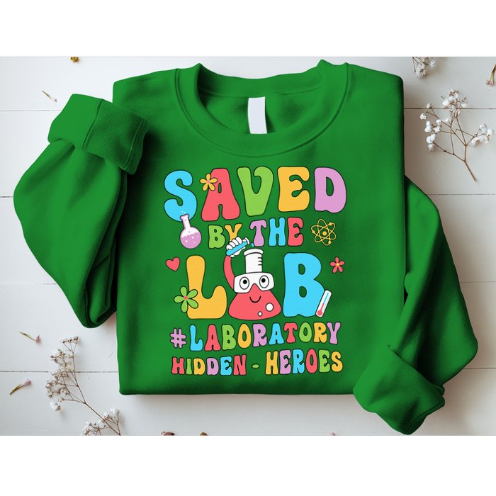 Saved By The Lab Laboratory Phlebotomy Week 2024 Lab Tech Sweatshirt