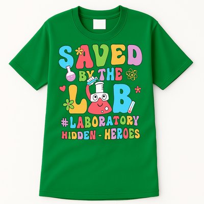 Saved By The Lab Laboratory Phlebotomy Week 2024 Lab Tech Tall T-Shirt