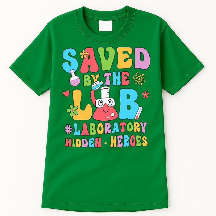 Saved By The Lab Laboratory Phlebotomy Week 2024 Lab Tech Tall T-Shirt
