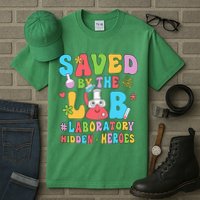 Saved By The Lab Laboratory Phlebotomy Week 2024 Lab Tech Tall T-Shirt