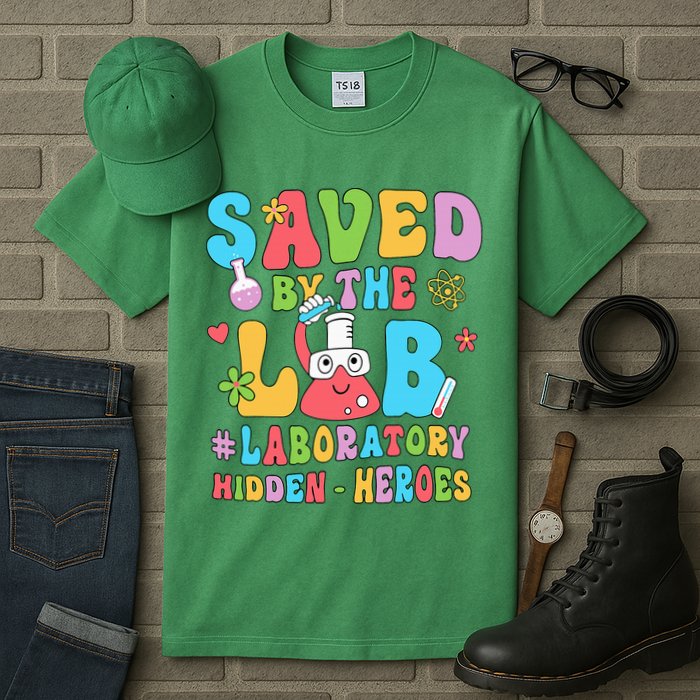 Saved By The Lab Laboratory Phlebotomy Week 2024 Lab Tech Tall T-Shirt