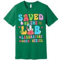 Saved By The Lab Laboratory Phlebotomy Week 2024 Lab Tech Premium T-Shirt