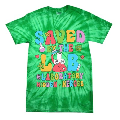 Saved By The Lab Laboratory Phlebotomy Week 2024 Lab Tech Tie-Dye T-Shirt