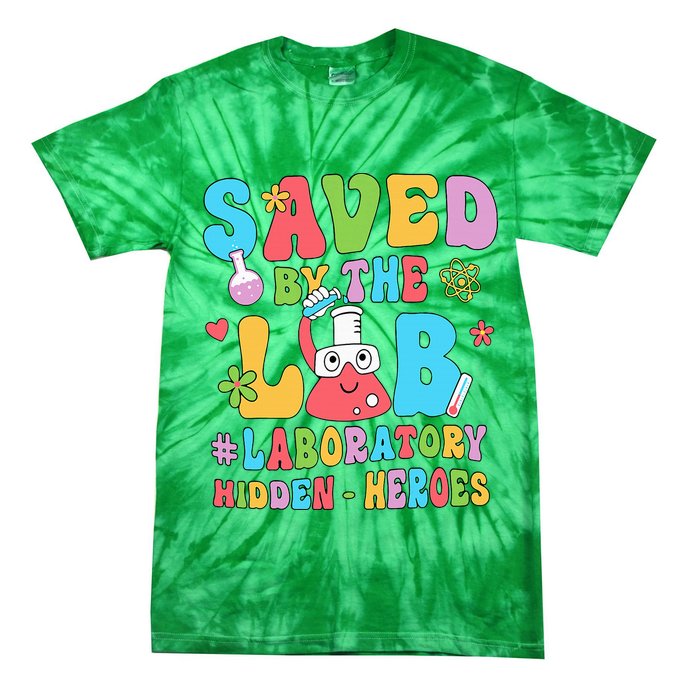 Saved By The Lab Laboratory Phlebotomy Week 2024 Lab Tech Tie-Dye T-Shirt
