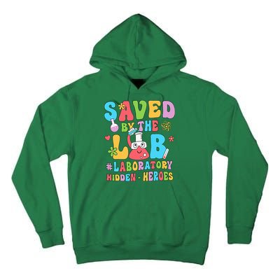 Saved By The Lab Laboratory Phlebotomy Week 2024 Lab Tech Tall Hoodie