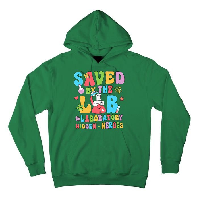 Saved By The Lab Laboratory Phlebotomy Week 2024 Lab Tech Tall Hoodie