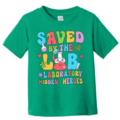 Saved By The Lab Laboratory Phlebotomy Week 2024 Lab Tech Toddler T-Shirt