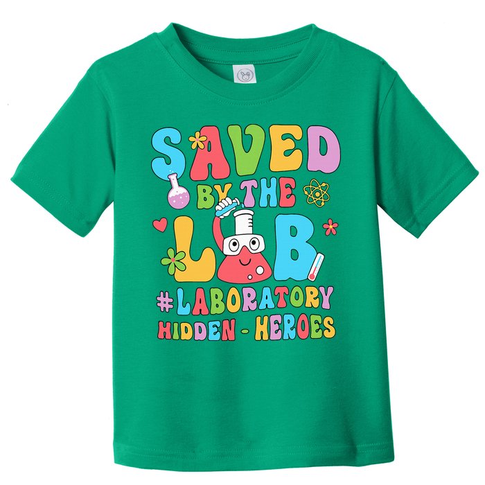 Saved By The Lab Laboratory Phlebotomy Week 2024 Lab Tech Toddler T-Shirt