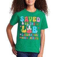 Saved By The Lab Laboratory Phlebotomy Week 2024 Lab Tech Kids T-Shirt