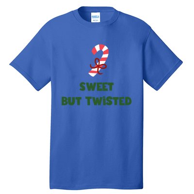 Sweet But Twisted Funny Candy Cane Merry Christmas Holiday Gift Tall T-Shirt