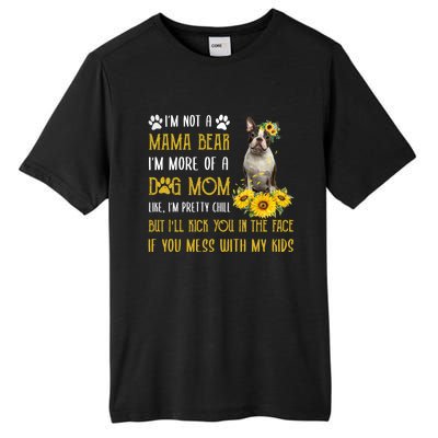 Sunflower Boston Terrier Mom Mothers Day Dog Mom Cool Gift Tall Fusion ChromaSoft Performance T-Shirt