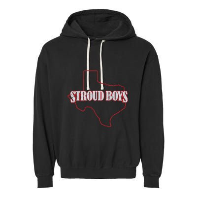 Stroud Boy Texans State Outline Garment-Dyed Fleece Hoodie