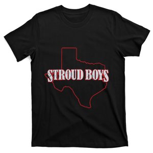 Stroud Boy Texans State Outline T-Shirt