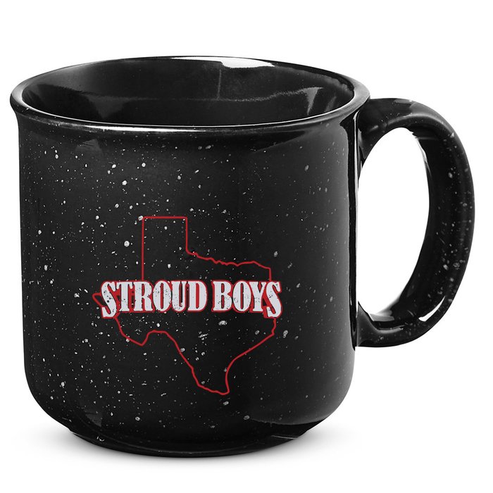 Stroud Boy Texans State Outline 15oz Campfire Ceramic Mug