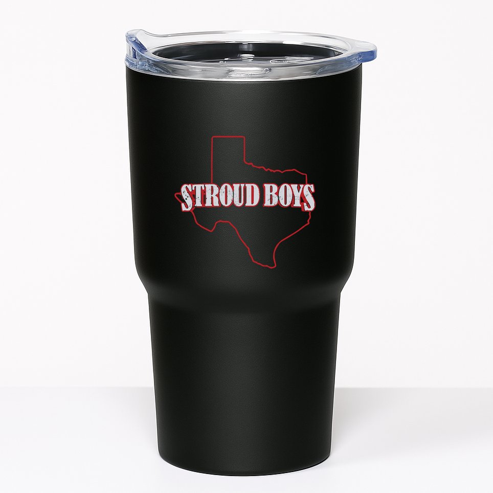 Stroud Boy Texans State Outline Tumbler