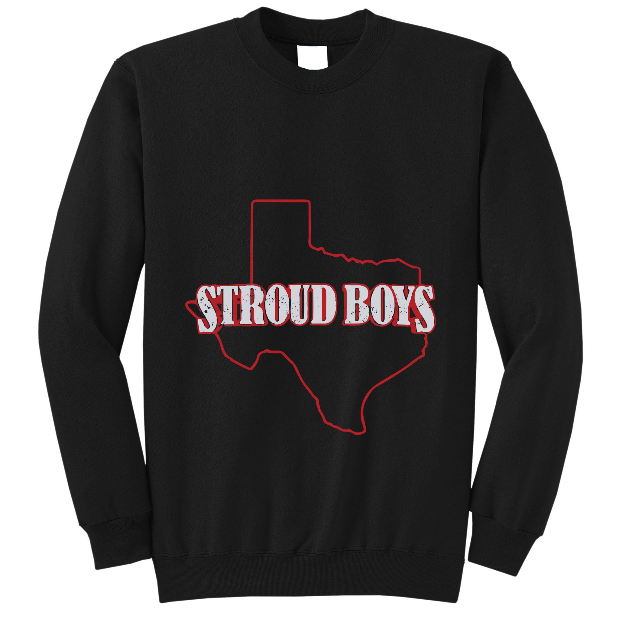 Stroud Boy Texans State Outline Tall Sweatshirt