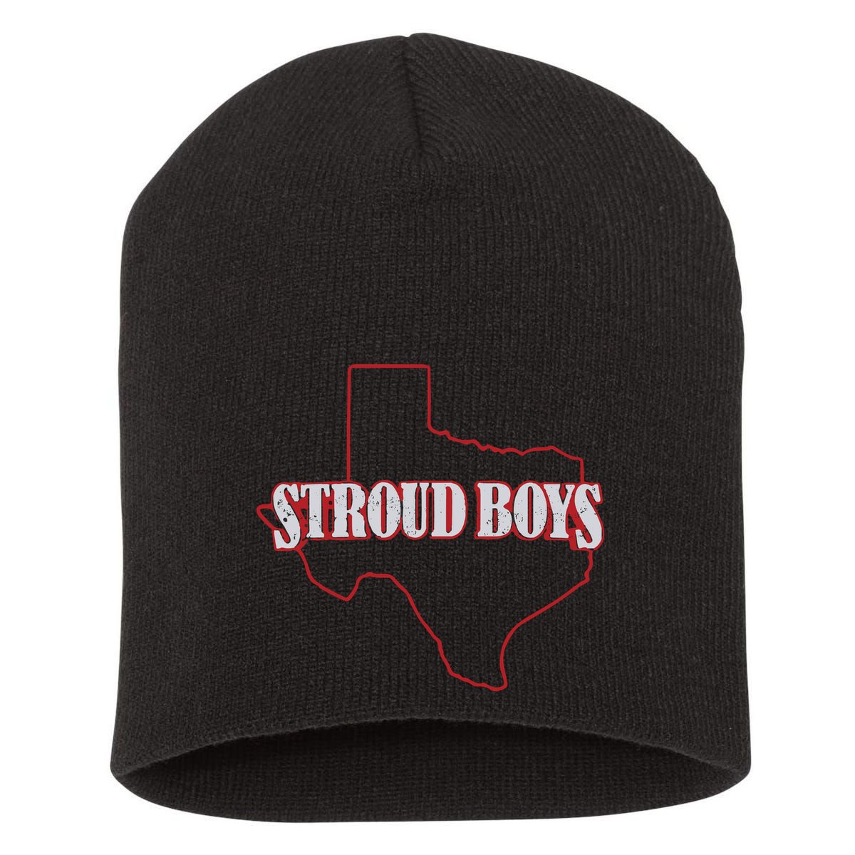 Stroud Boy Texans State Outline Short Acrylic Beanie