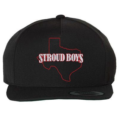 Stroud Boy Texans State Outline Wool Snapback Cap