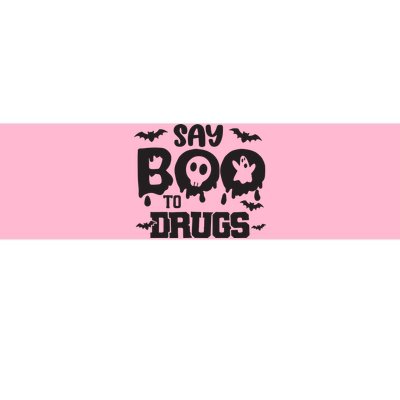 Say Boo To Drugs Red Ribbon Week Bumper Sticker