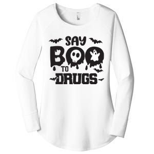 Say Boo To Drugs Red Ribbon Week Women's Perfect Tri Tunic Long Sleeve Shirt