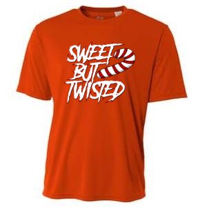 Sweet But Twisted Funny Candy Cane Peppermint Gift Cooling Performance Crew T-Shirt