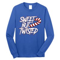 Sweet But Twisted Funny Candy Cane Peppermint Gift Long Sleeve Shirt