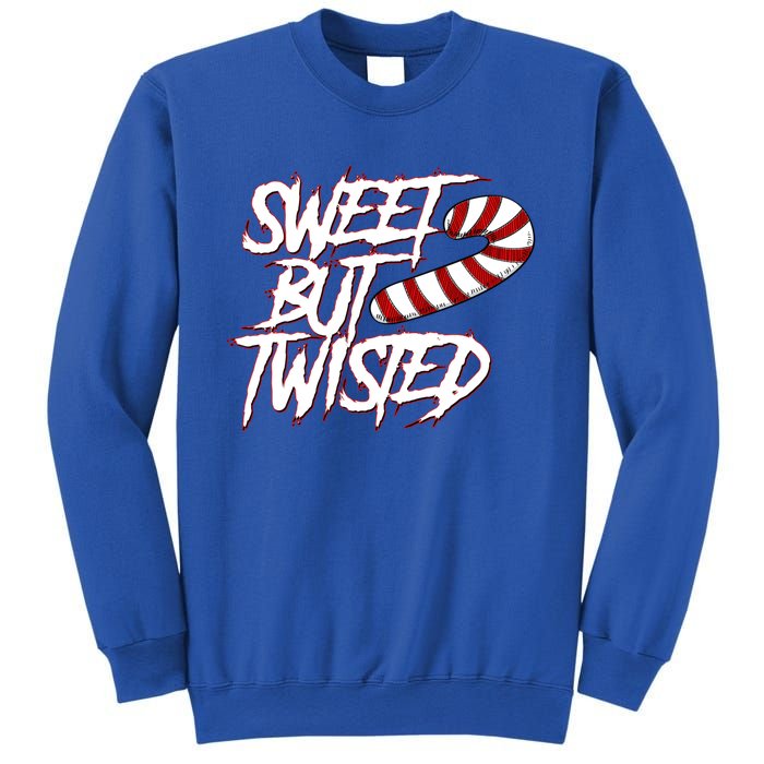 Sweet But Twisted Funny Candy Cane Peppermint Gift Sweatshirt