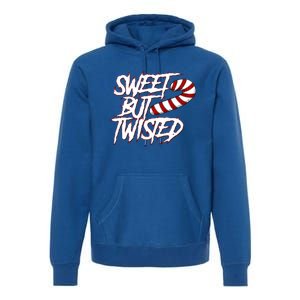 Sweet But Twisted Funny Candy Cane Peppermint Gift Premium Hoodie