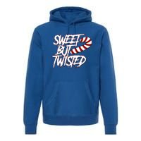 Sweet But Twisted Funny Candy Cane Peppermint Gift Premium Hoodie