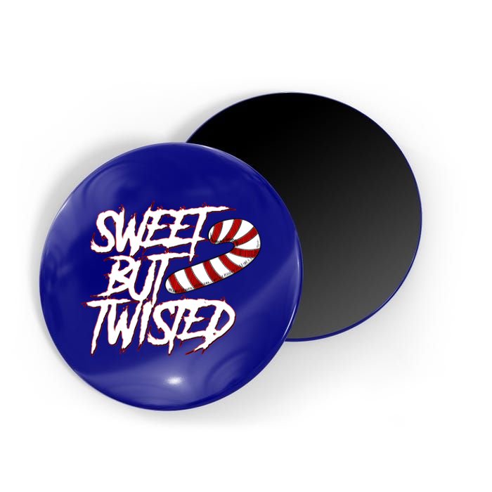 Sweet But Twisted Funny Candy Cane Peppermint Gift Magnet