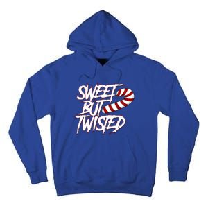 Sweet But Twisted Funny Candy Cane Peppermint Gift Tall Hoodie