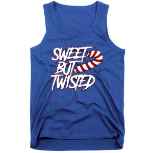 Sweet But Twisted Funny Candy Cane Peppermint Gift Tank Top