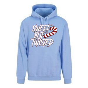 Sweet But Twisted Funny Candy Cane Peppermint Gift Unisex Surf Hoodie