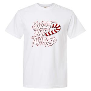 Sweet But Twisted Funny Candy Cane Peppermint Gift Garment-Dyed Heavyweight T-Shirt