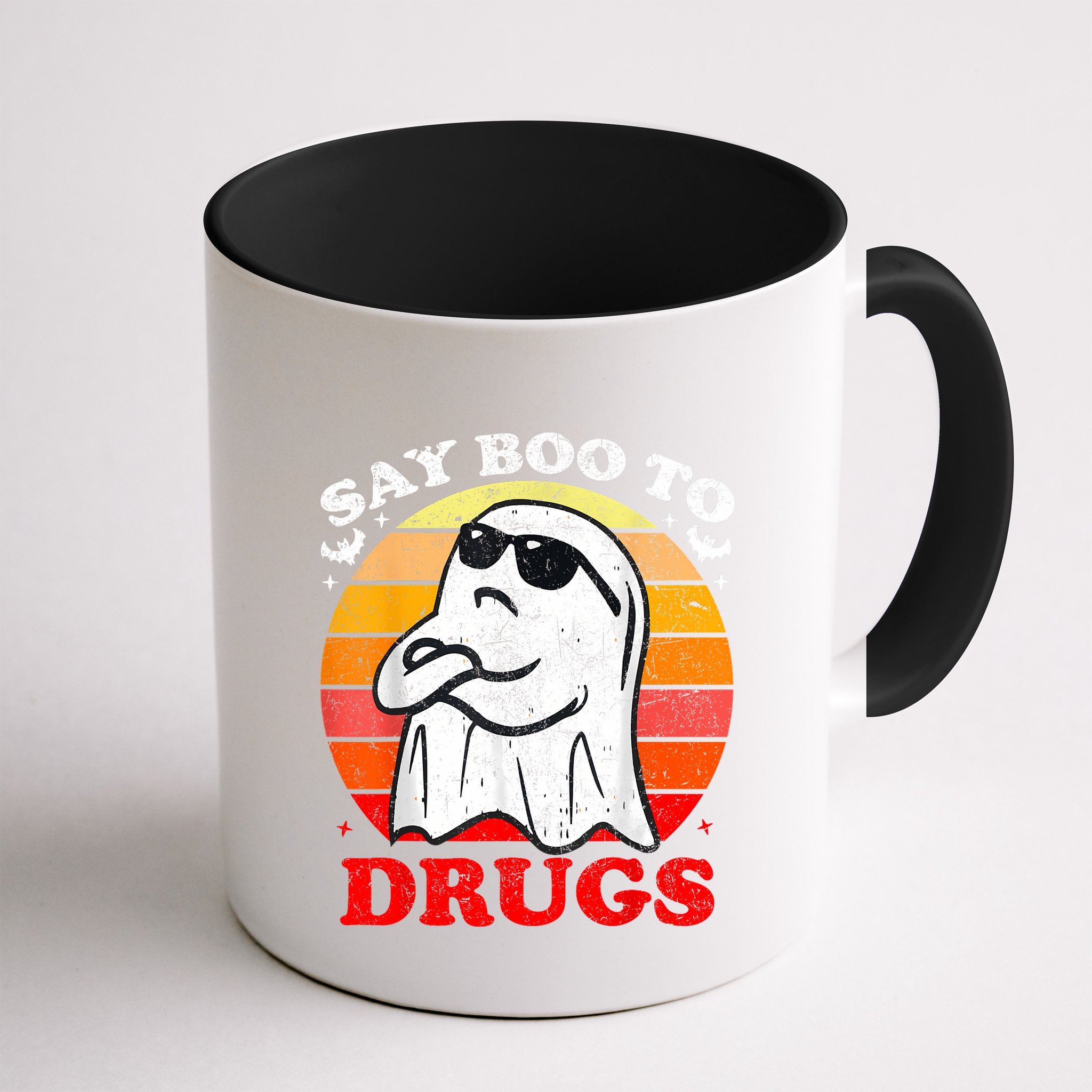 Say Boo To Drugs Funny Halloween Red Ribbon Week Awareness Mug