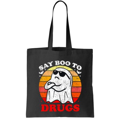 Say Boo To Drugs Funny Halloween Red Ribbon Week Awareness Bag