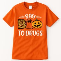 Say Boo To Drugs Funny Halloween Red Ribbon Week Awareness Tall T-Shirt
