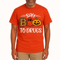 Say Boo To Drugs Funny Halloween Red Ribbon Week Awareness Tall T-Shirt