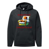 Shitheadsteve Born To Yap Forced To Nap Performance Fleece Hoodie