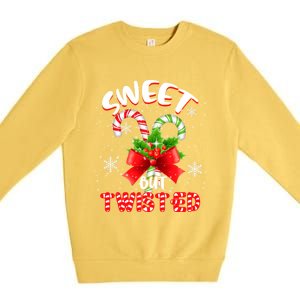 Sweet But Twisted Funny Christmas Candy Lollipop Costume Gift Premium Crewneck Sweatshirt