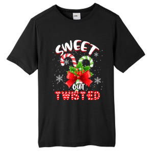 Sweet But Twisted Funny Christmas Candy Lollipop Costume Gift Tall Fusion ChromaSoft Performance T-Shirt