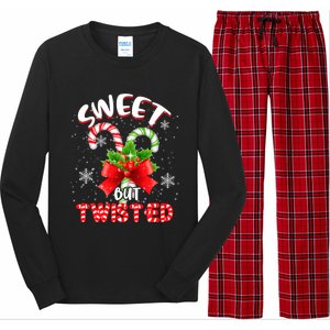 Sweet But Twisted Funny Christmas Candy Lollipop Costume Gift Long Sleeve Pajama Set