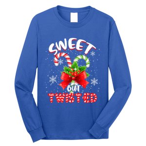 Sweet But Twisted Funny Christmas Candy Lollipop Costume Gift Long Sleeve Shirt